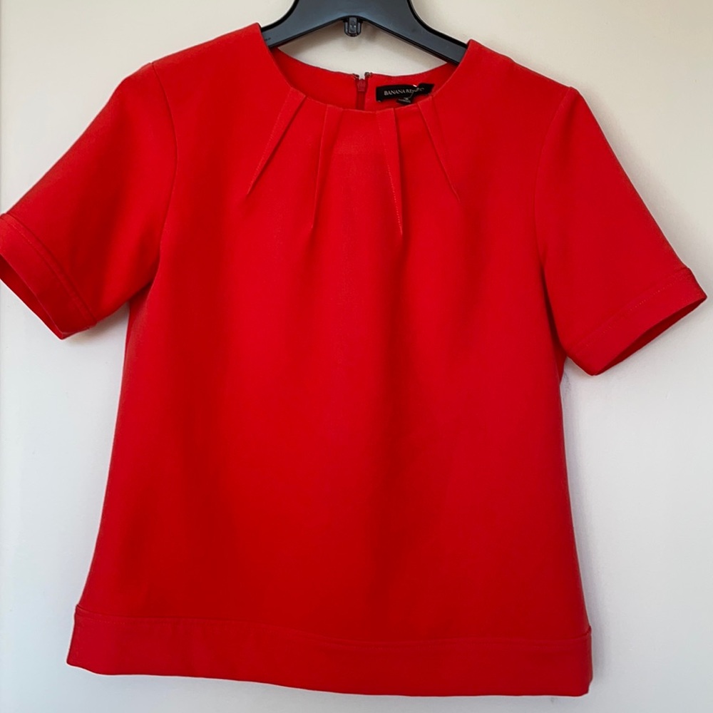 Coral Banana Republic Top